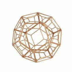 Best Sale ⌛ Grayson Lane Gold Modern Sculpture Metal - Set of 2 👏 -GRAYSON LANE Sales 2022 330858981 AlternateImage4 l