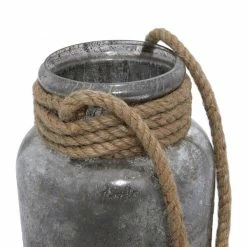 Best Sale ✨ Grayson Lane 1 Candle Black Glass Lantern Coastal Candle Holder 🌟 -GRAYSON LANE Sales 2022 330858983 AlternateImage5 l