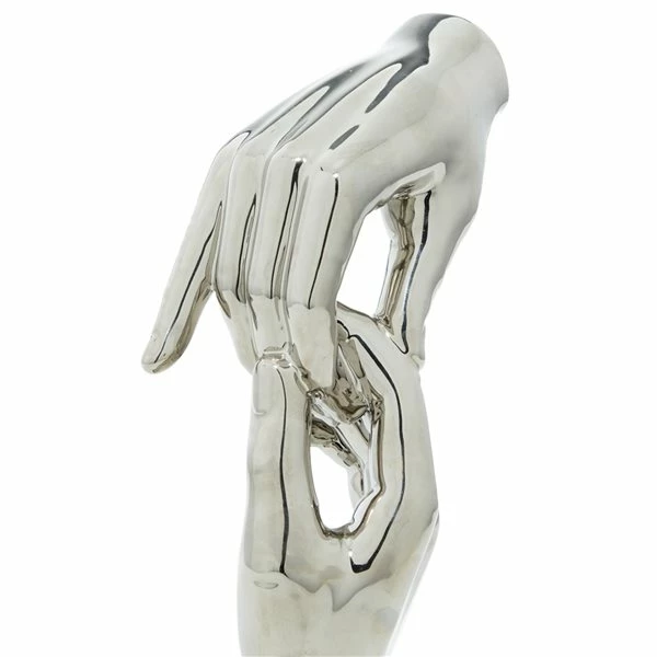 Buy 😍 Grayson Lane 13-in x 5-in Traditional Sculpture Silver Porcelain Hands 🔔 3 Buy 😍 Grayson Lane 13-in x 5-in Traditional Sculpture Silver Porcelain Hands 🔔 - Image 3