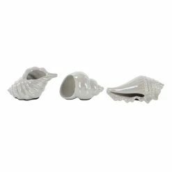 Hot Sale ❤️ Grayson Lane White Coastal Seashell Sculpture Porcelain - Set of 3 😀 -GRAYSON LANE Sales 2022 330858991 AlternateImage3 l