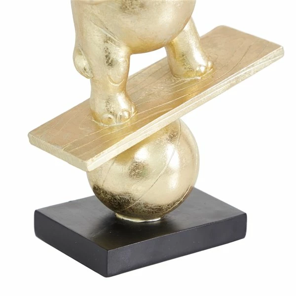 Cheapest 👏 Grayson Lane 12-in x 7-in Contemporary Elephant Sculpture Gold Polystone 🛒 3 Cheapest 👏 Grayson Lane 12-in x 7-in Contemporary Elephant Sculpture Gold Polystone 🛒 - Image 3