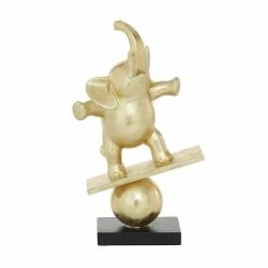 Cheapest 👏 Grayson Lane 12-in x 7-in Contemporary Elephant Sculpture Gold Polystone 🛒 9 Cheapest 👏 Grayson Lane 12-in x 7-in Contemporary Elephant Sculpture Gold Polystone 🛒 -GRAYSON LANE Sales 2022 330858992 AlternateImage4 l