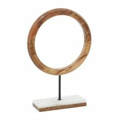Deals ❤️ Grayson Lane 17-in x 11-in Sculpture Brown Mango Wood Abstract 😍
