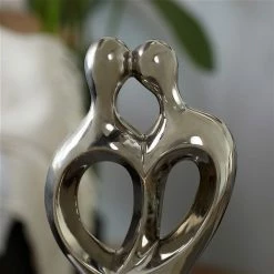 Best reviews of ⌛ Grayson Lane 19-in x 6-in Traditional Sculpture Silver Porcelain Family 👏 -GRAYSON LANE Sales 2022 330859003 AlternateImage2 l