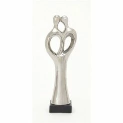 Best reviews of ⌛ Grayson Lane 19-in x 6-in Traditional Sculpture Silver Porcelain Family 👏