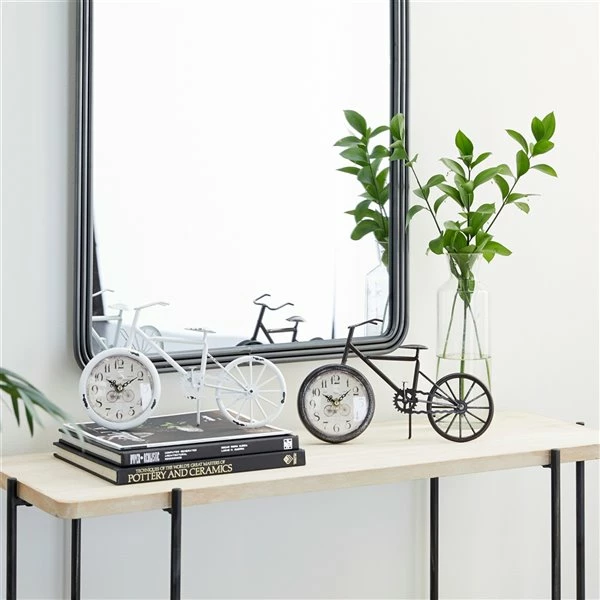 Cheap ⌛ Grayson Lane Black and White Analogue Novelty Tabletop Clock - Set of 2 🎁 2 Cheap ⌛ Grayson Lane Black and White Analogue Novelty Tabletop Clock - Set of 2 🎁 - Image 2