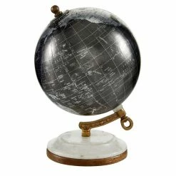 Hot Sale 😍 Grayson Lane 7-in x 5-in Modern Globe in Black Marble and Metal ✨ -GRAYSON LANE Sales 2022 330859008 AlternateImage6 l