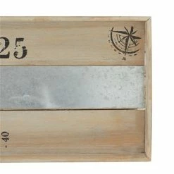 Best Sale ❤️ Grayson Lane Coastal Tray Brown Wood - Set of 2 🎁 -GRAYSON LANE Sales 2022 330859011 AlternateImage3 l