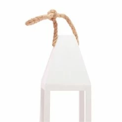 Best Sale 🛒 Grayson Lane 2 Candle Grey Wood Lantern Coastal Candle Holder - Set of 2 🎉 -GRAYSON LANE Sales 2022 330859019 AlternateImage3 l