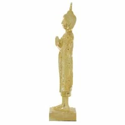 Best deal ⌛ Grayson Lane 25-in x 9-in Glam Sculpture Gold Polystone Buddha 😍 -GRAYSON LANE Sales 2022 330859026 AlternateImage4 l