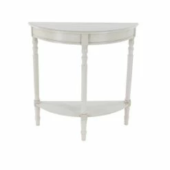 Coupon 🛒 Grayson Lane 32-in x 32-in Wood Traditional Console Table - Light Grey ✨