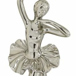 Hot Sale ⭐ Grayson Lane 4-in x 11-in Silver Glam Dancer Sculpture Porcelain - Set of 2 🎉 -GRAYSON LANE Sales 2022 330859046 AlternateImage2 l