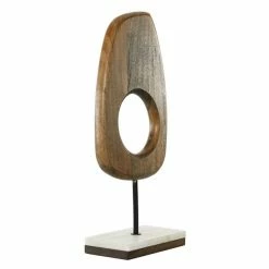 Coupon ✨ Grayson Lane 18-in x 8-in Modern Sculpture Brown Mango Wood Abstract 🔥 -GRAYSON LANE Sales 2022 330859047 AlternateImage3 l