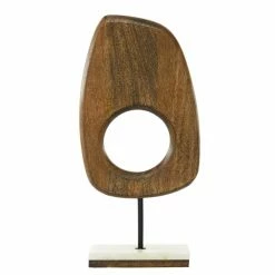 Coupon ✨ Grayson Lane 18-in x 8-in Modern Sculpture Brown Mango Wood Abstract 🔥 -GRAYSON LANE Sales 2022 330859047 AlternateImage5 l