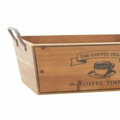 Budget 🥰 Grayson Lane Farmhouse Tray Natural Brown Wood - Set of 2 🔥 -GRAYSON LANE Sales 2022 330859052 AlternateImage3 l