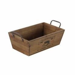 Budget 🥰 Grayson Lane Farmhouse Tray Natural Brown Wood - Set of 2 🔥 -GRAYSON LANE Sales 2022 330859052 AlternateImage4 l