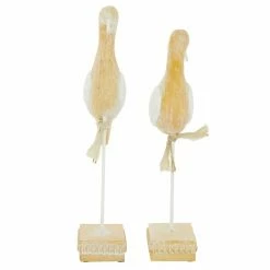 Outlet 🎁 Grayson Lane Brown Resin Bird Sculptures - Set of 2 💯 -GRAYSON LANE Sales 2022 330859593 AlternateImage4 l