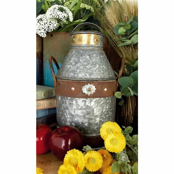 Hot Sale 🔥 Grayson Lane Grey Iron Decorative Can ✨ 2 Hot Sale 🔥 Grayson Lane Grey Iron Decorative Can ✨ - Image 2
