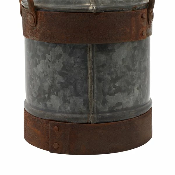 Hot Sale 🔥 Grayson Lane Grey Iron Decorative Can ✨ 4 Hot Sale 🔥 Grayson Lane Grey Iron Decorative Can ✨ - Image 4