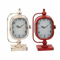 Discount 🧨 Grayson Lane Analog Oval Tabletop Standard Clock - Set of 2 🌟