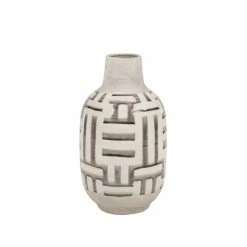 Brand new π Grayson Lane Grey Ceramic Vase βοΈ
