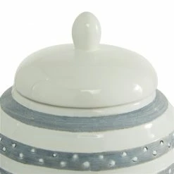 Buy 🎁 Grayson Lane White Ceramic Decorative Jars - Set of 2 ❤️ -GRAYSON LANE Sales 2022 330859626 AlternateImage2 l