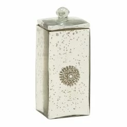 Wholesale 😍 Grayson Lane Silver Glass Decorative Jar ✨