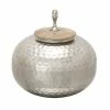 Deals 🔥 Grayson Lane Silver Iron Decorative Jar 🤩