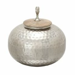 Deals 🔥 Grayson Lane Silver Iron Decorative Jar 🤩