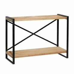 Promo 🔔 Grayson Lane Brown Industrial Console Table 🧨