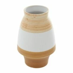 Best Pirce 🌟 Grayson Lane Tan Ceramic Vase 🔔 -GRAYSON LANE Sales 2022 330859658 AlternateImage4 l