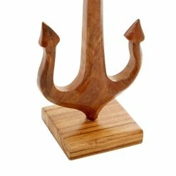 Flash Sale ⭐ Grayson Lane Brown Teak Wood Anchor Sculpture 💯 -GRAYSON LANE Sales 2022 330859661 AlternateImage2 l