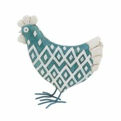 Flash Sale 👍 Grayson Lane Turquoise Polystone Rooster Sculpture - Set of 2 ⭐ -GRAYSON LANE Sales 2022 330859670 AlternateImage3 l