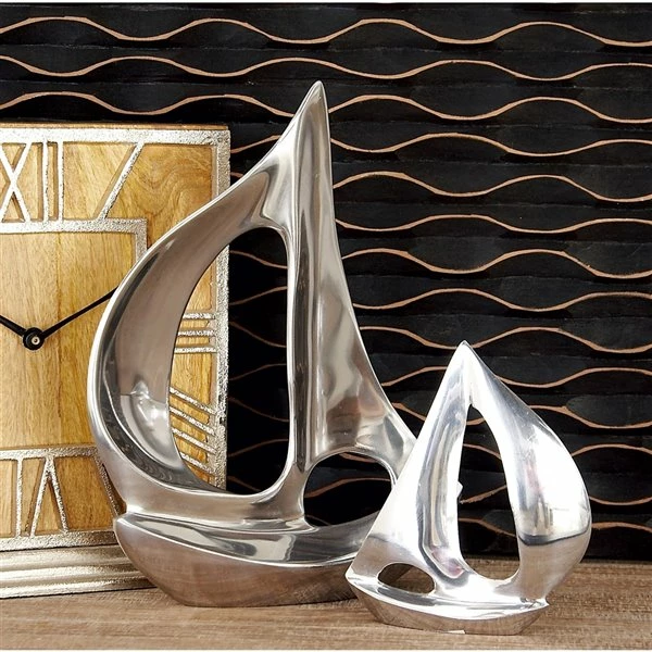 Deals ๐งจ Grayson Lane Aluminum Sailboat Sculptures - Set of 3 ๐ 2 Deals ๐งจ Grayson Lane Aluminum Sailboat Sculptures - Set of 3 ๐ - Image 2
