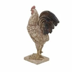 Buy 🎉 Grayson Lane Beige Polystone Rooster Sculpture 😀 -GRAYSON LANE Sales 2022 330859699 AlternateImage3 l