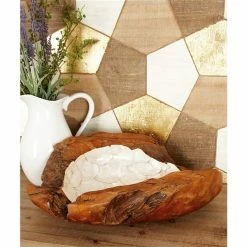Buy 👏 Grayson Lane Brown Wood and Shell Decorative Bowl ⌛ -GRAYSON LANE Sales 2022 330859700 AlternateImage1 l