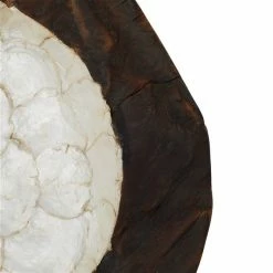 Buy 👏 Grayson Lane Brown Wood and Shell Decorative Bowl ⌛ -GRAYSON LANE Sales 2022 330859700 AlternateImage3 l