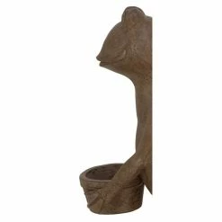 Best deal 👏 Grayson Lane Dark Brown Polystone Frog Sculpture 😉 -GRAYSON LANE Sales 2022 330859714 AlternateImage2 l