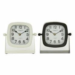 Flash Sale 😀 Grayson Lane Analog Square Tabletop Standard Clock - Set of 2 🤩 -GRAYSON LANE Sales 2022 330859734 AlternateImage5 l