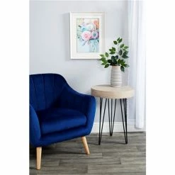 Flash Sale 🛒 Grayson Lane Modern Blue Polyester Blend Accent Chair 👍 -GRAYSON LANE Sales 2022 330859741 AlternateImage2 l