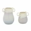 Wholesale 🧨 Grayson Lane Farmhouse White Ceramic Vases - Set of 2 👏