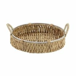 Best Sale 😉 Grayson Lane Coastal Brown Sea Grass Trays - Set of 2 🔔 8 Best Sale 😉 Grayson Lane Coastal Brown Sea Grass Trays - Set of 2 🔔 -GRAYSON LANE Sales 2022 330859760 AlternateImage3 l