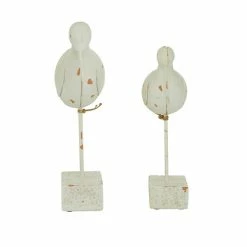 New 😉 Grayson Lane White Polystone Bird Sculptures - Set of 2 🔥 -GRAYSON LANE Sales 2022 330859764 AlternateImage4 l