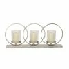 Best reviews of ✨ Grayson Lane 3-Candle Silver Hurricane Candle Holder ✨