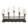 Best deal ✔️ Grayson Lane 10-Candle Black Metal Candelabra Candle Holder ⌛
