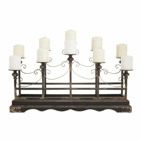 Best deal ✔️ Grayson Lane 10-Candle Black Metal Candelabra Candle Holder ⌛ 1 Best deal ✔️ Grayson Lane 10-Candle Black Metal Candelabra Candle Holder ⌛