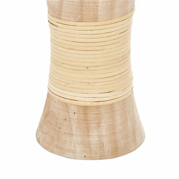 Buy π Grayson Lane Brown Wooden Pillar Candle Holder - Set of 3 π 4 Buy π Grayson Lane Brown Wooden Pillar Candle Holder - Set of 3 π - Image 4