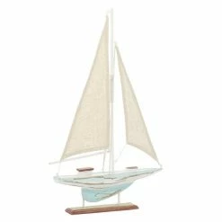 Outlet 🛒 Grayson Lane Brown Wood Sailboat Sculpture 🥰