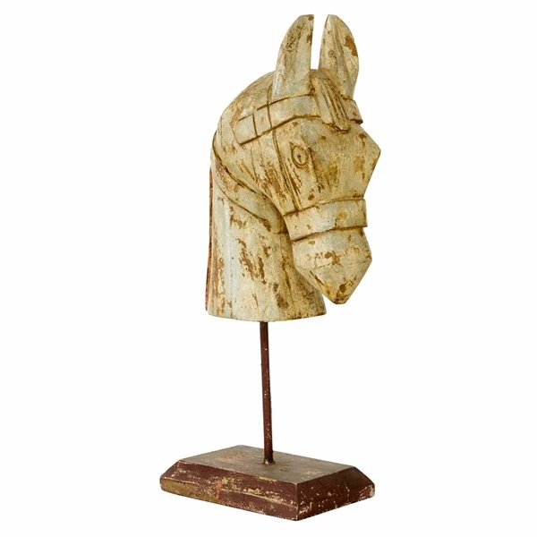 New ๐ Grayson Lane Brown Mango Wood Horse Sculpture โ๏ธ 4 New ๐ Grayson Lane Brown Mango Wood Horse Sculpture โ๏ธ - Image 4