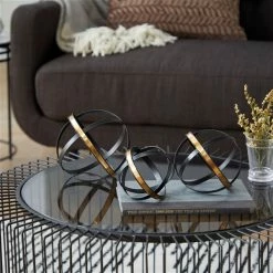 Cheap 👏 Grayson Lane Black Metal Sculptures - Set of 3 🧨 -GRAYSON LANE Sales 2022 330859802 AlternateImage1 l